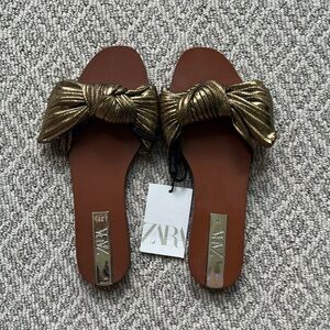 Zara Flat Sandals, Size EU 36